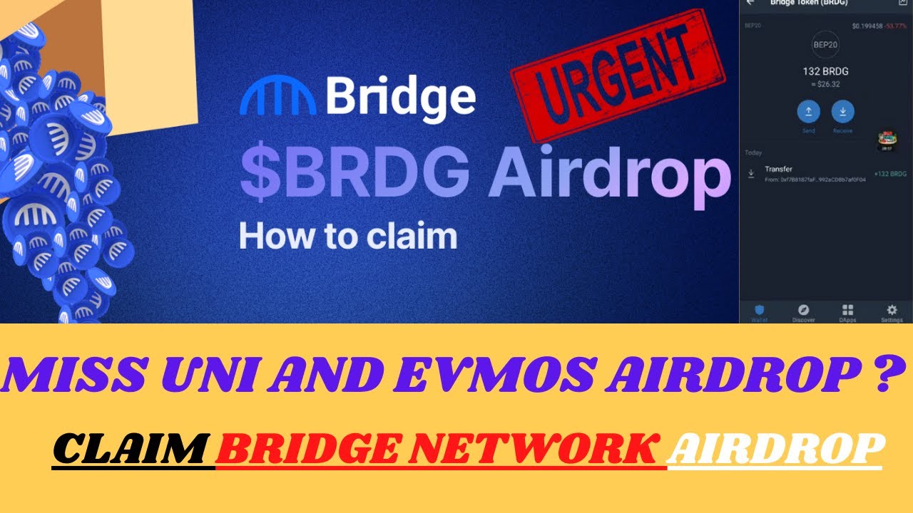 Bridge Network Airdrop " Požádejte o žetony BRDG zdarma