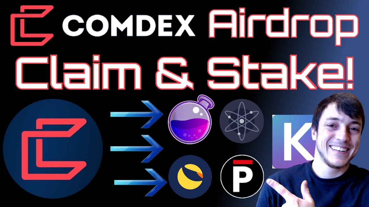 Comdex Airdrop " Požádejte o žetony CMDX zdarma