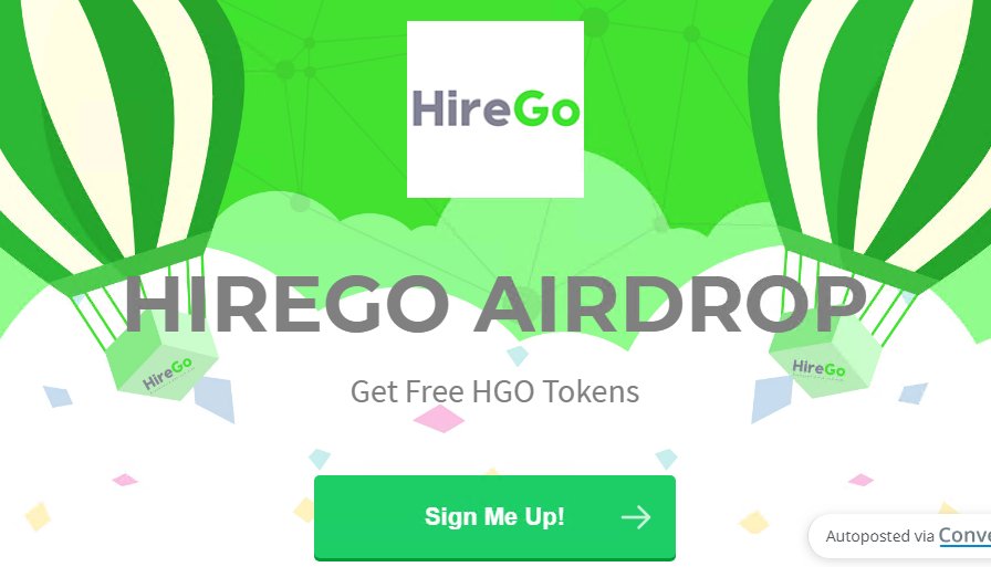 HireGo Airdrop " Reivindicar tokens HGO gratuitos