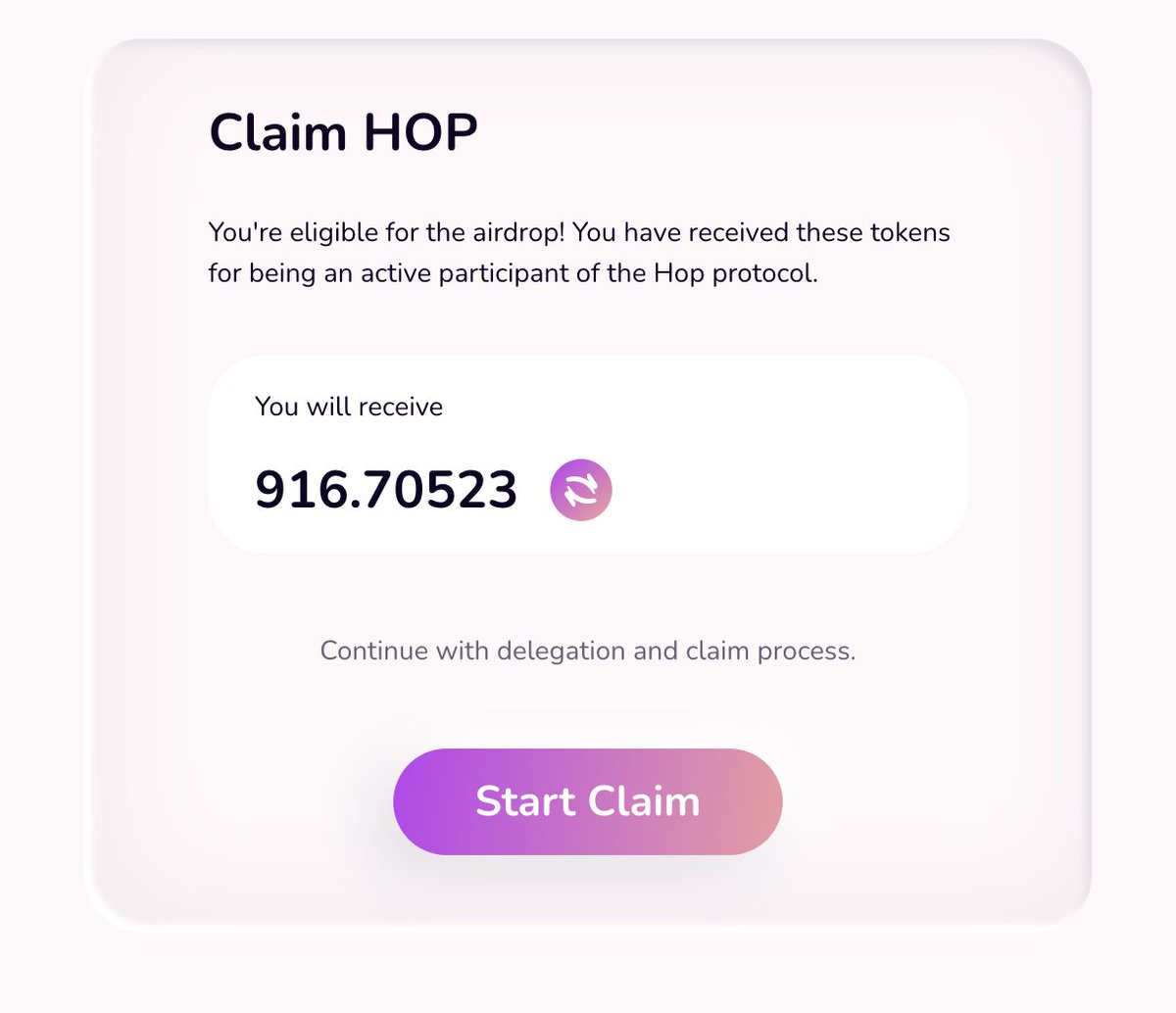 Hop Protocol Airdrop " Reivindicar tokens HOP gratuitos