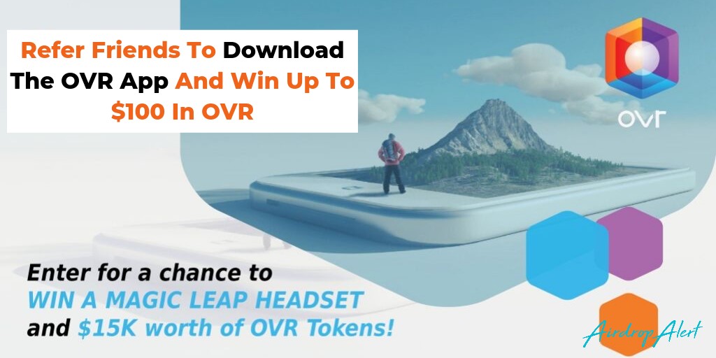 OVR Airdrop " Reivindique 150 tokens OVR grátis (~ $15 + ref)