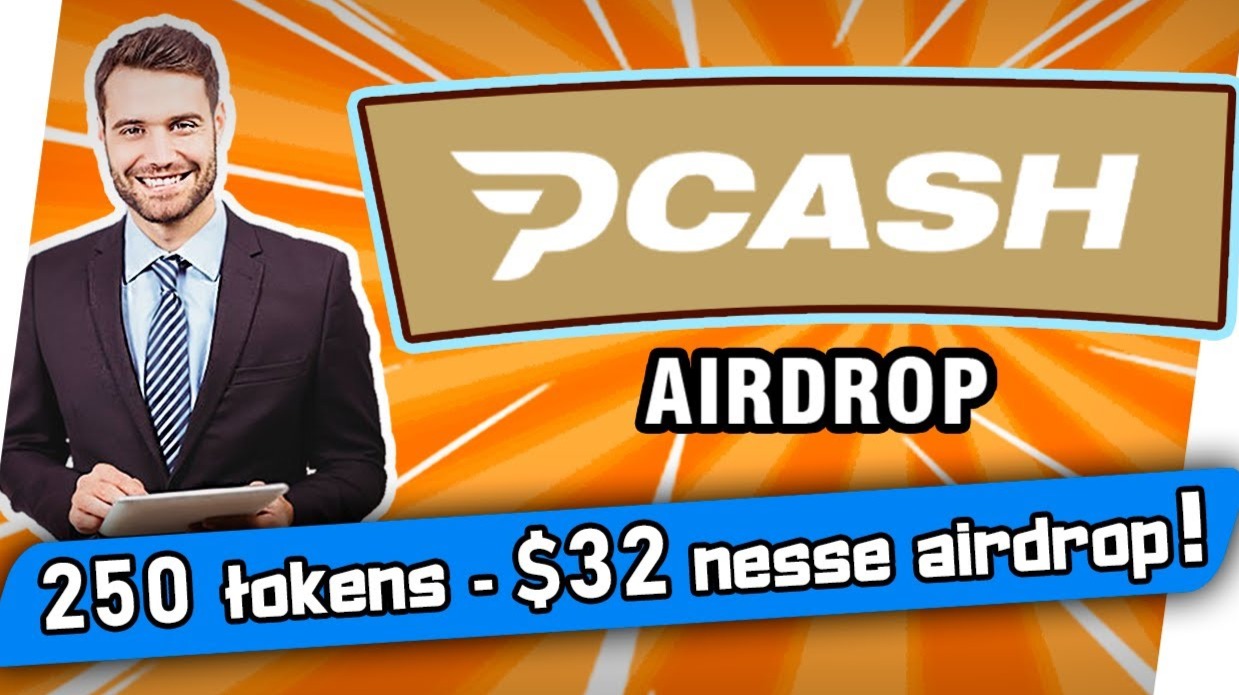 Pcash Airdrop " Získejte 250 žetonů PCH zdarma (~ 30 € + ref)