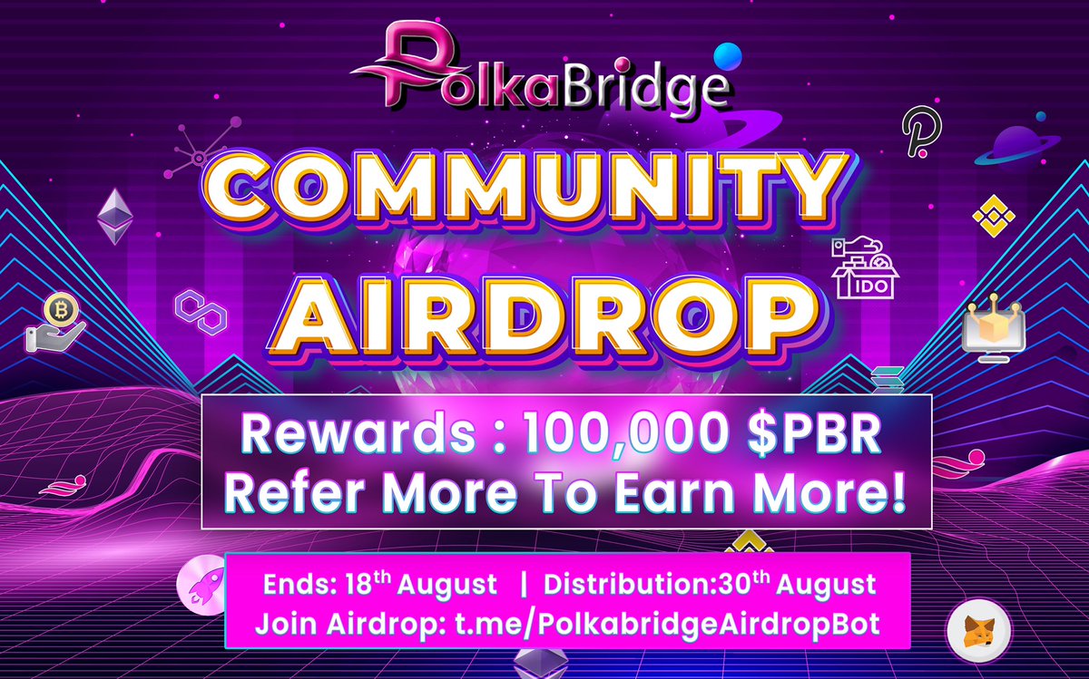 PolkaBridge Airdrop »احصل على 50 رمزًا مجانيًا من PBR (~ $ 1 + المرجع)