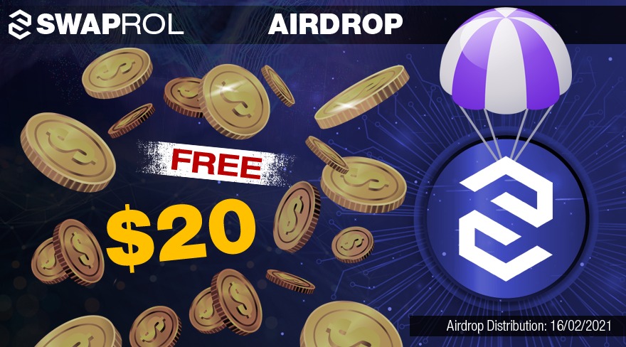 Swapr Airdrop " Reivindicar um mínimo de 420 tokens SWPR gratuitos