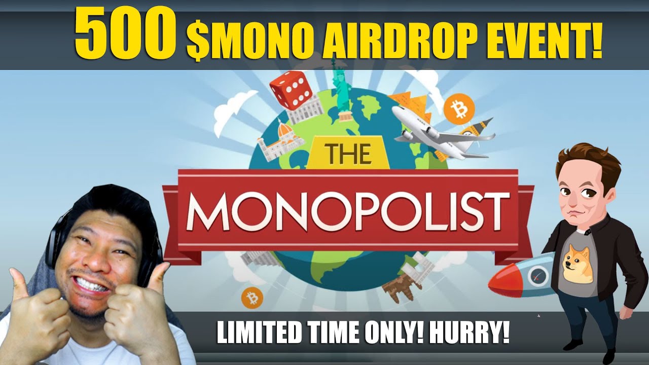 The Monopolist Airdrop " Reivindique tokens MONO grátis