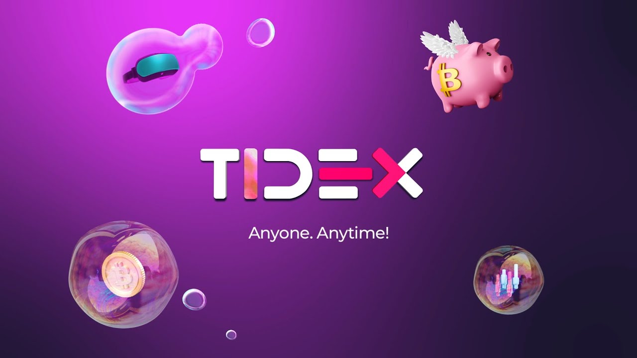 Tidex Airdrop » Запатрабуйце 200 бясплатных токенаў TDX (~ $20)